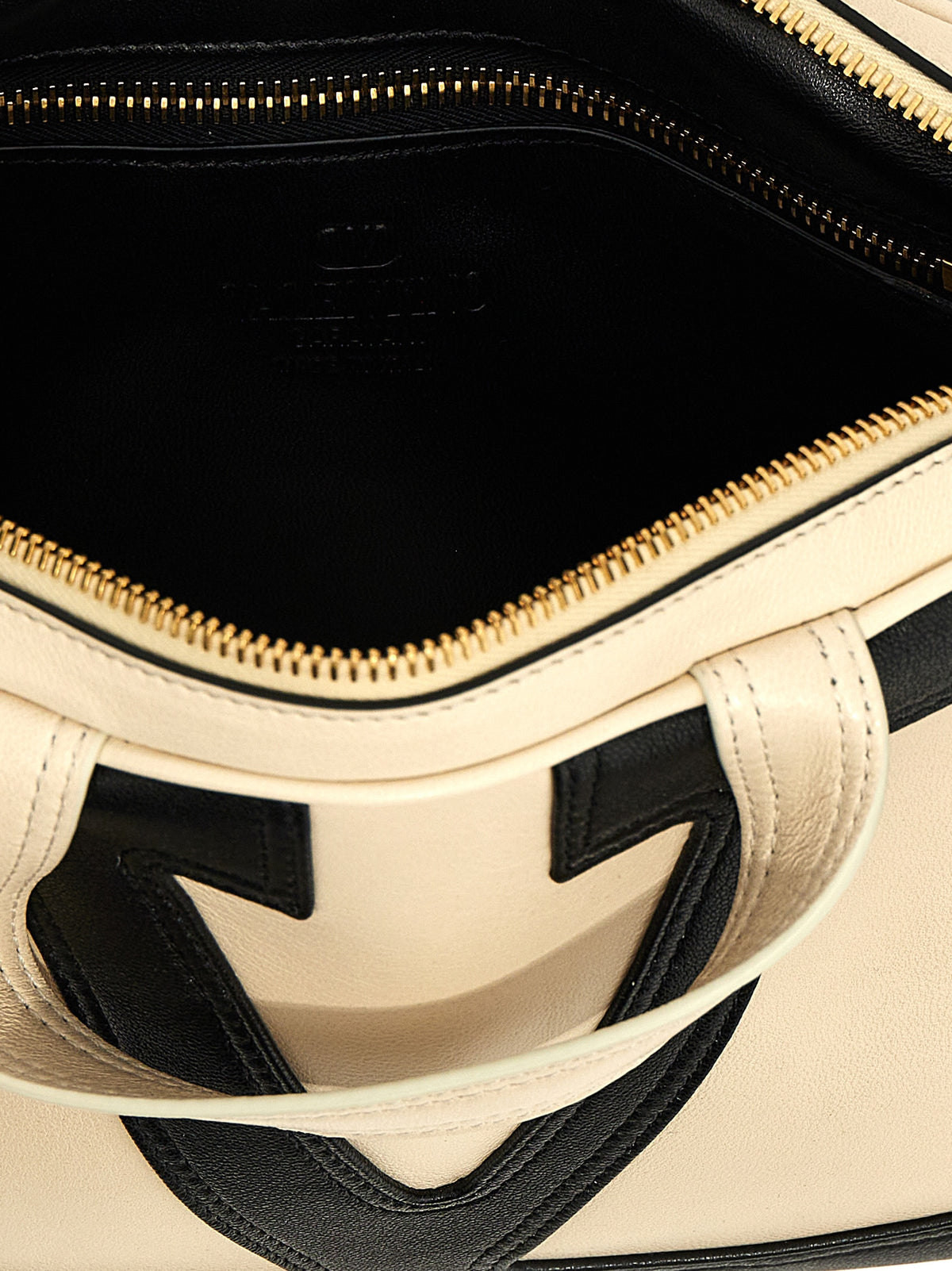 Valentino Garavani Bicolor Lamb Leather Handbag - Viva Superstar