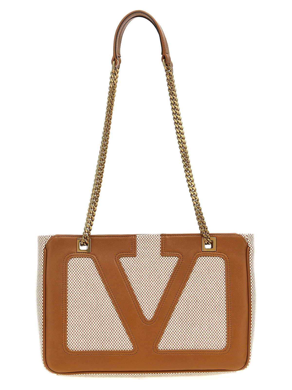 Valentino Garavani Beige Cotton Tote Bag - Viva Superstar
