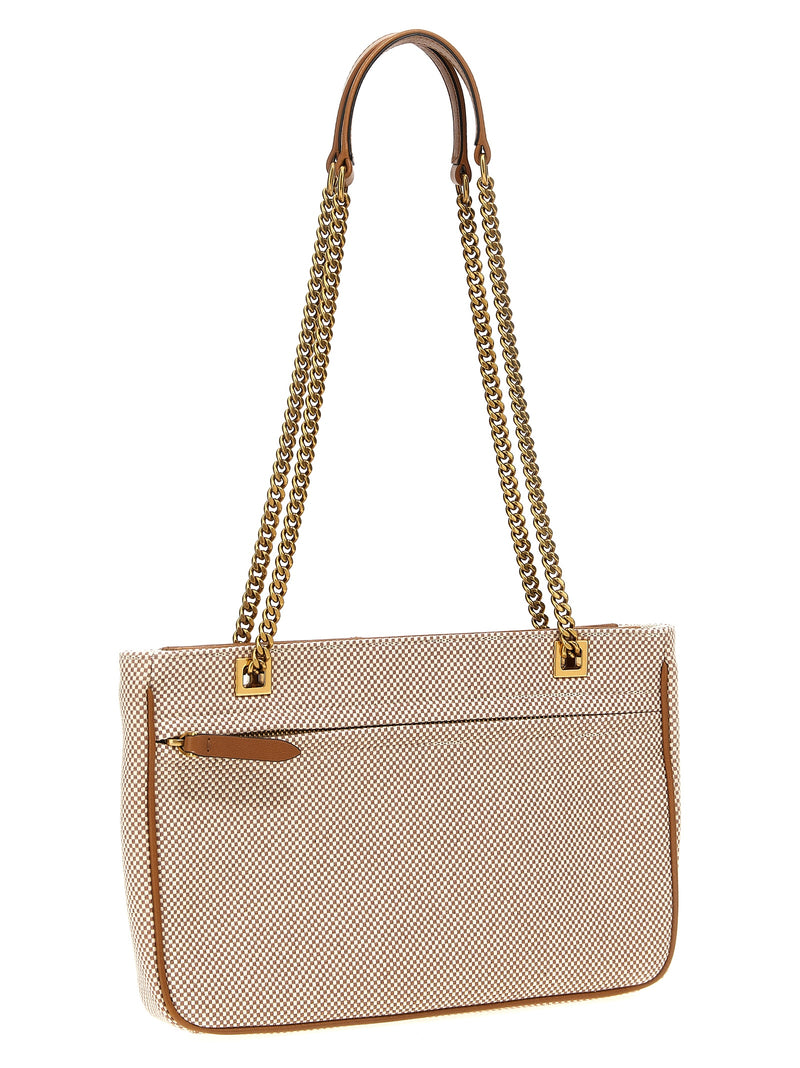 Valentino Garavani Beige Cotton Tote Bag - Viva Superstar