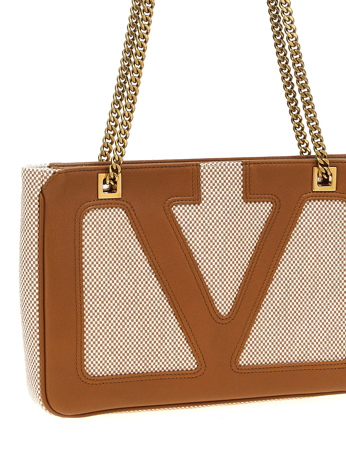 Valentino Garavani Beige Cotton Tote Bag - Viva Superstar
