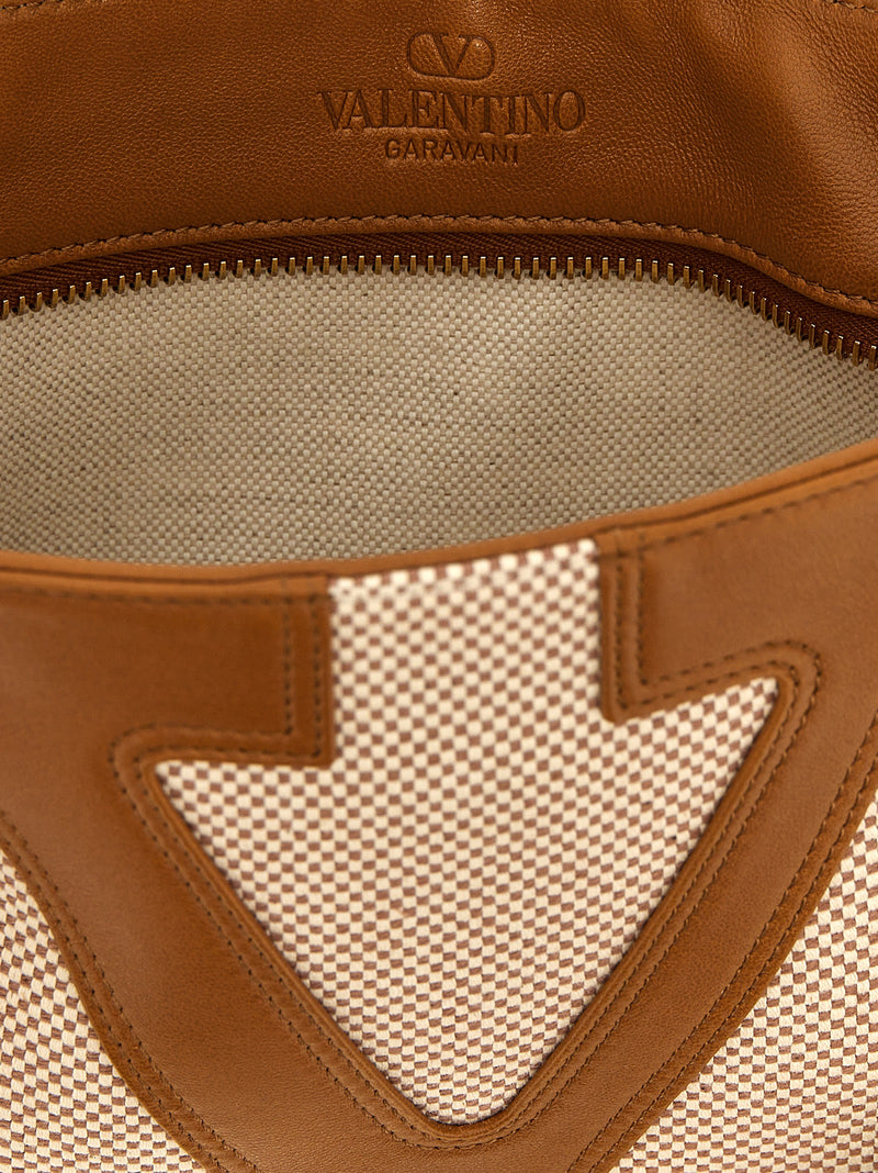 Valentino Garavani Beige Cotton Tote Bag - Viva Superstar