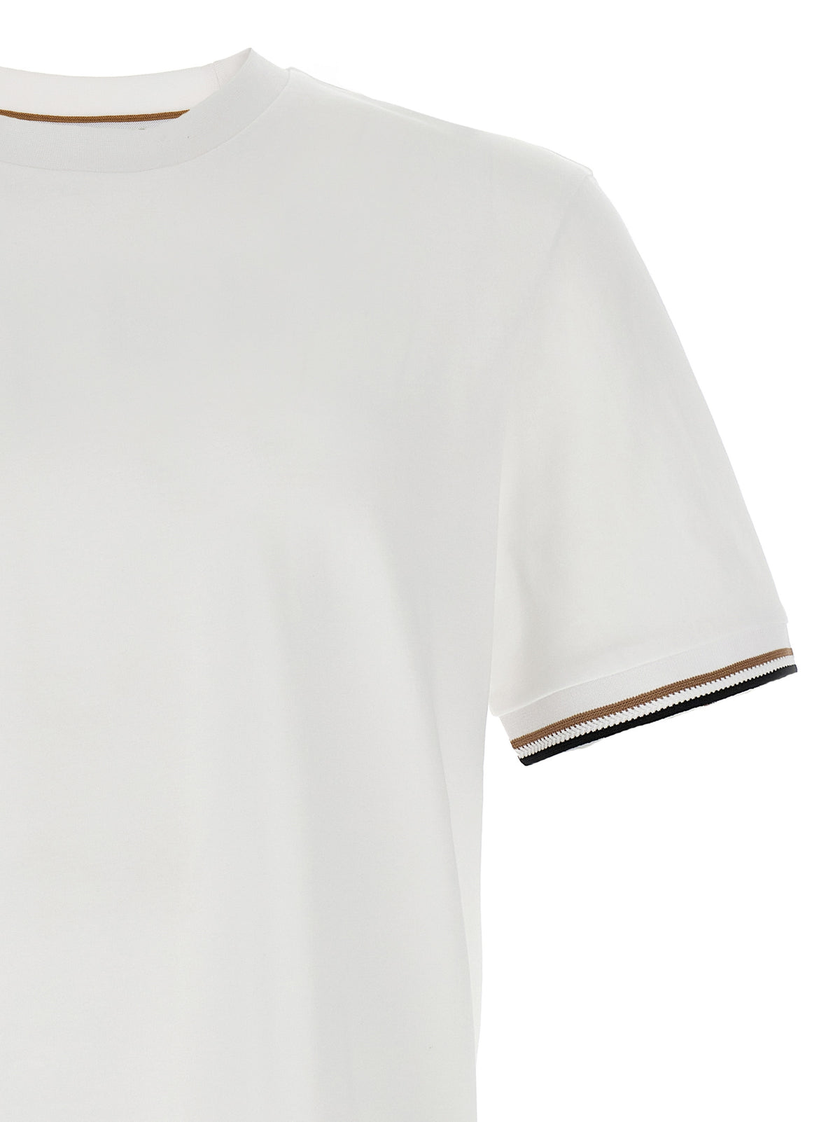 Hugo Boss Thompson 04 White Cotton T-Shirt