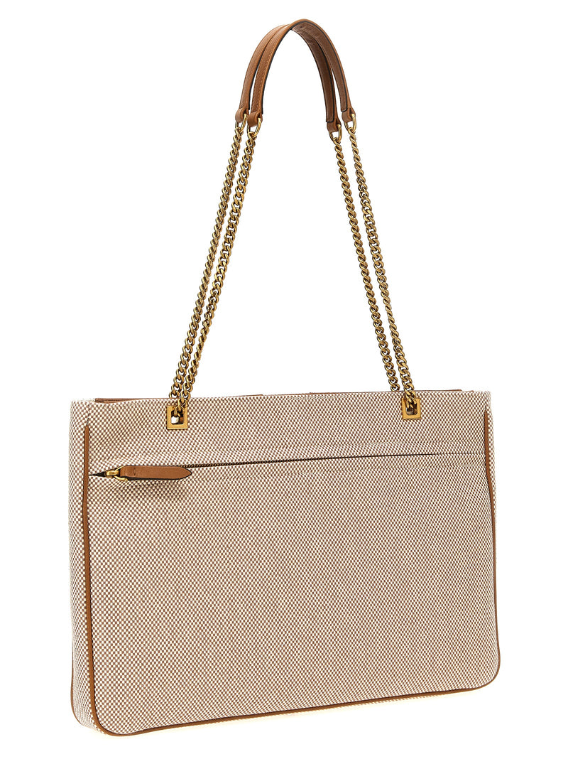 Valentino Garavani Medium ‘Viva Superstar’ Beige Cotton Tote Bag