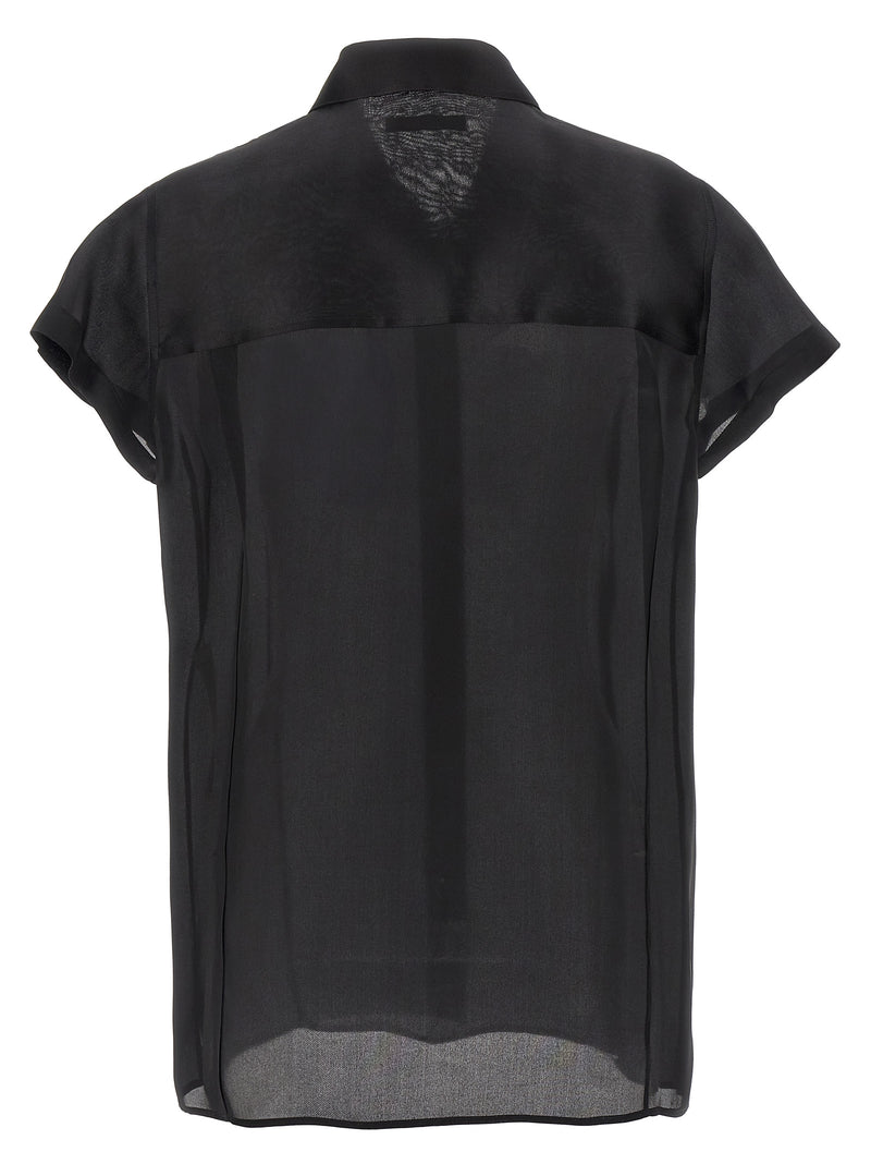 Khaite Black Silk Blouse