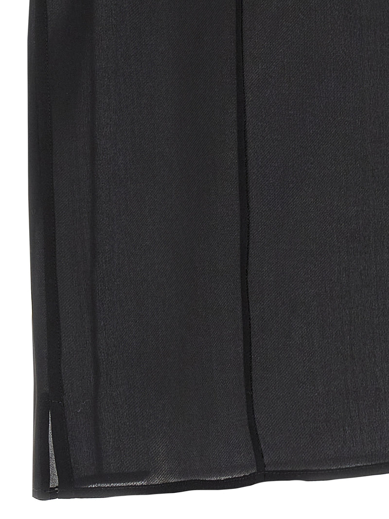 Khaite Black Silk Blouse