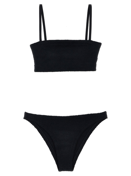 Bikini Hunza G en polyamide noir