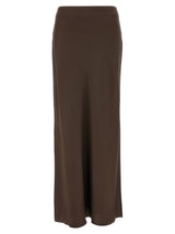 Brunello Cucinelli Brown Acetate Mini Skirt