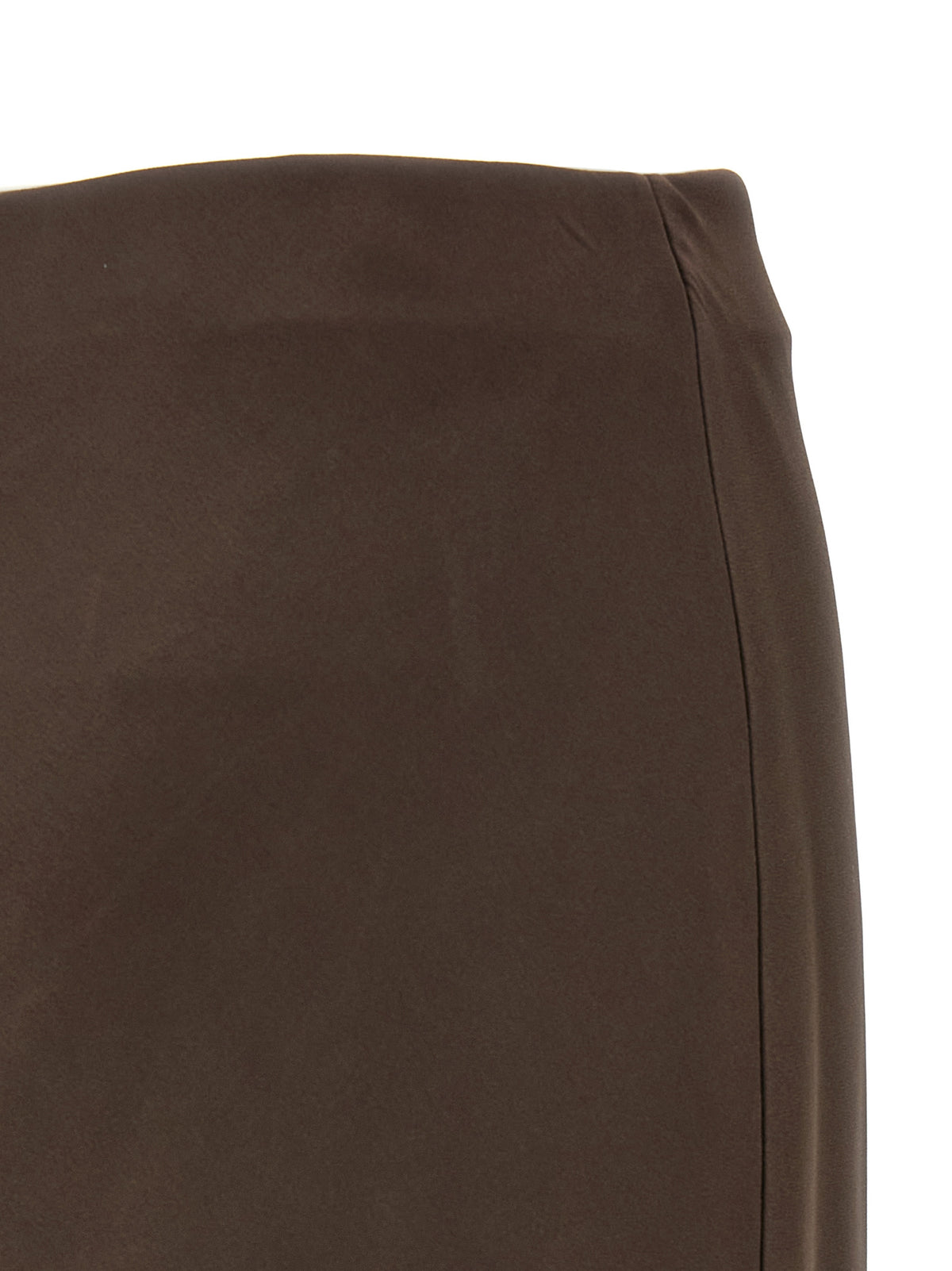 Brunello Cucinelli Brown Acetate Mini Skirt