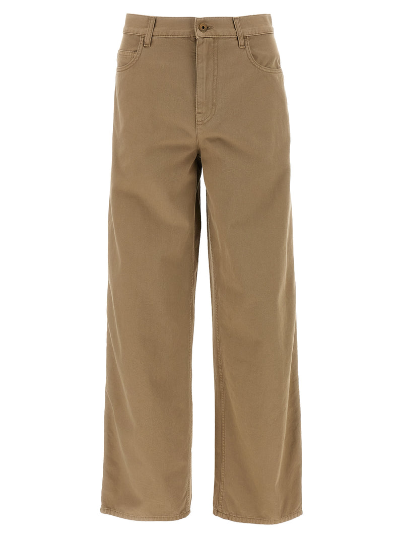 Burberry Beige Cotton Casual Pants for Men