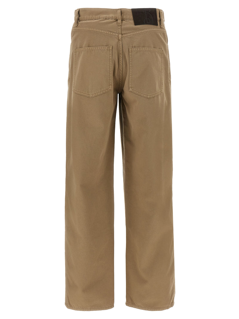 Burberry Beige Cotton Casual Pants for Men