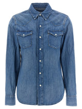 Polo Ralph Lauren Blue Cotton Blouse - Timeless Style