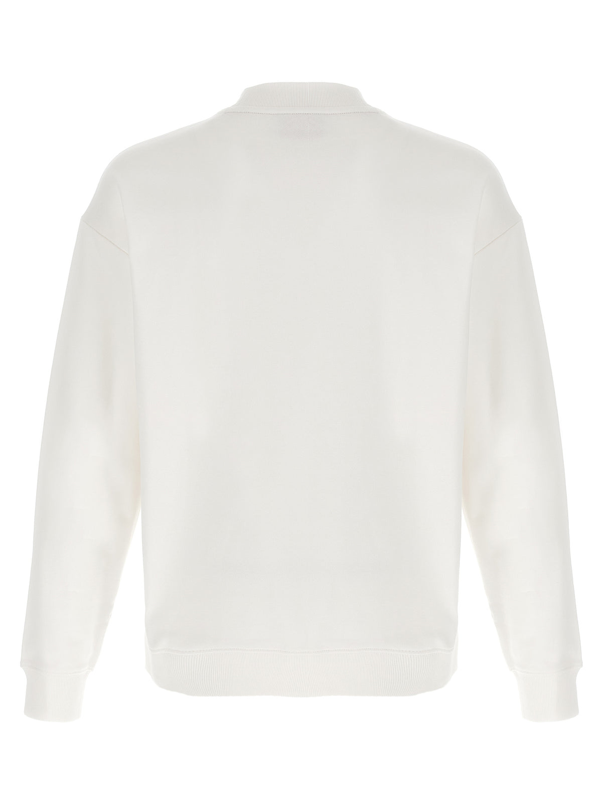Hugo Boss White Cotton Sweatshirt