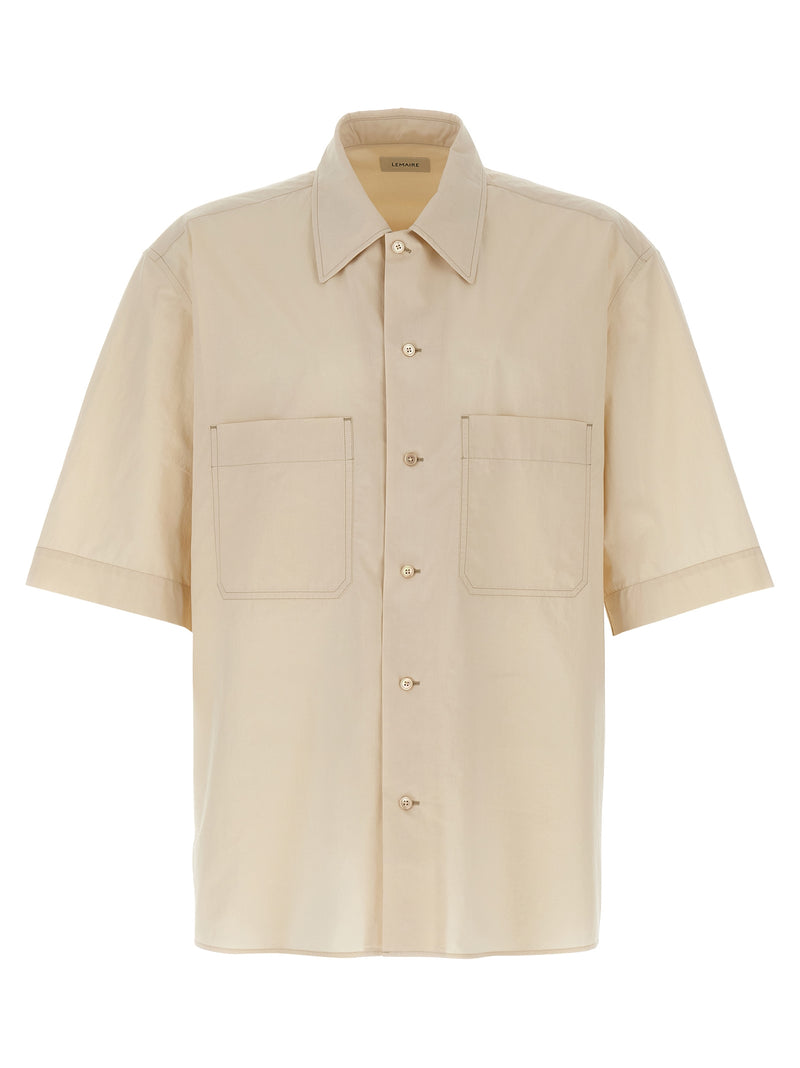 Lemaire Beige Cotton Blouse - Stylish and Versatile