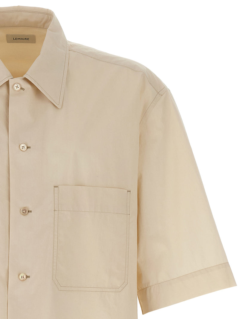 Lemaire Beige Cotton Blouse - Stylish and Versatile