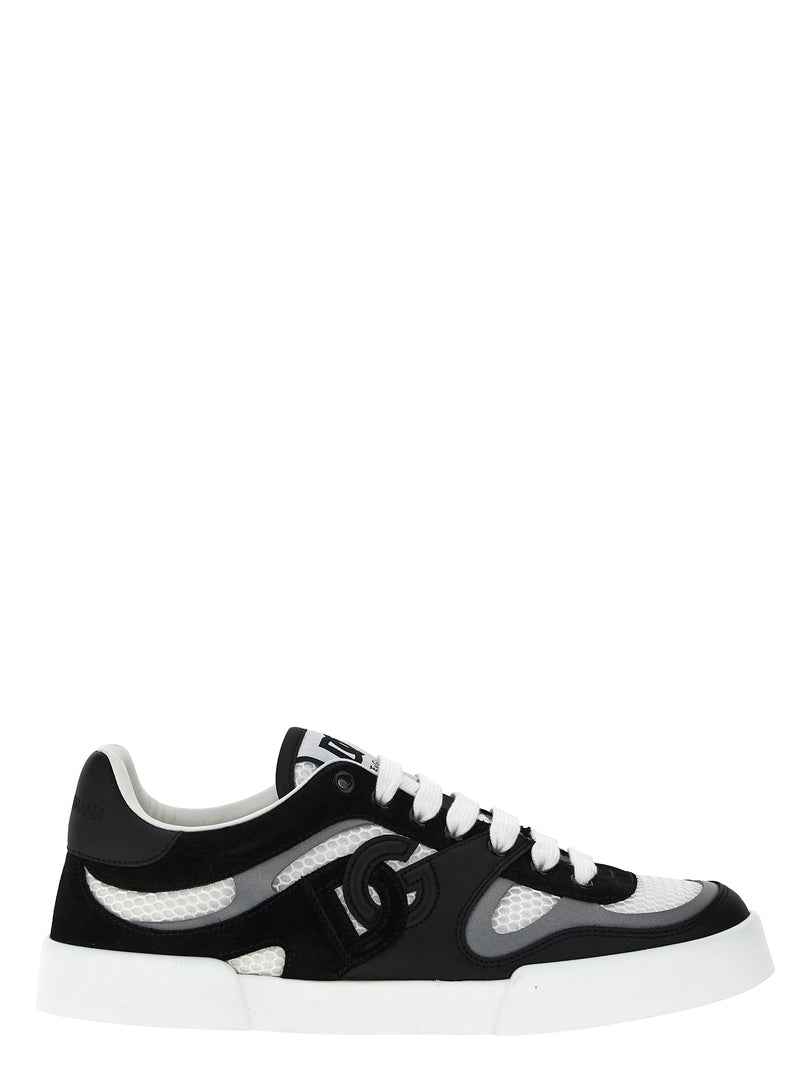 Dolce & Gabbana Bicolor Calfskin Sneakers for Men