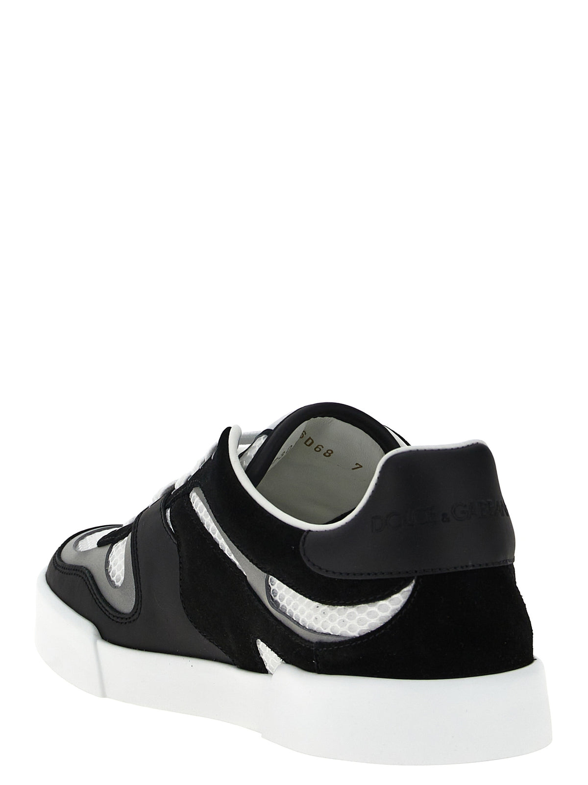 Dolce & Gabbana Bicolor Calfskin Sneakers