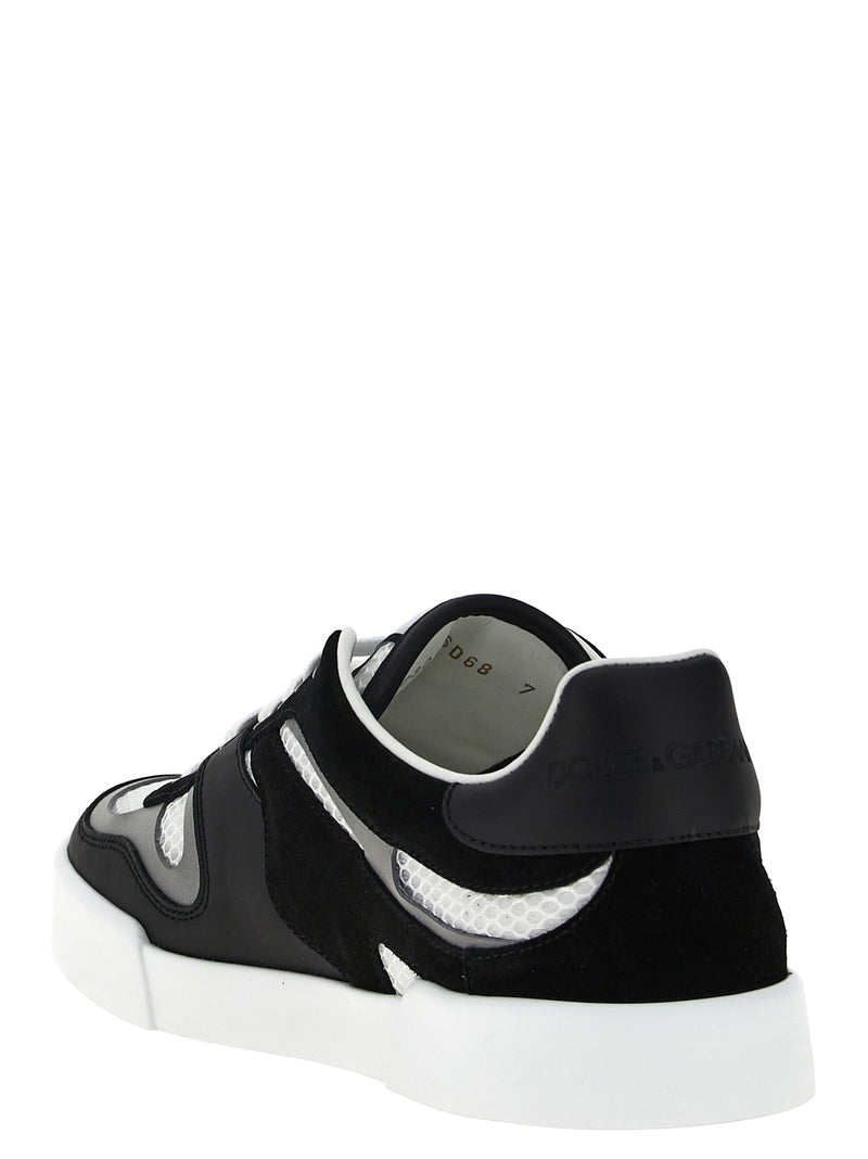 Dolce & Gabbana Bicolor Calfskin Sneakers for Men