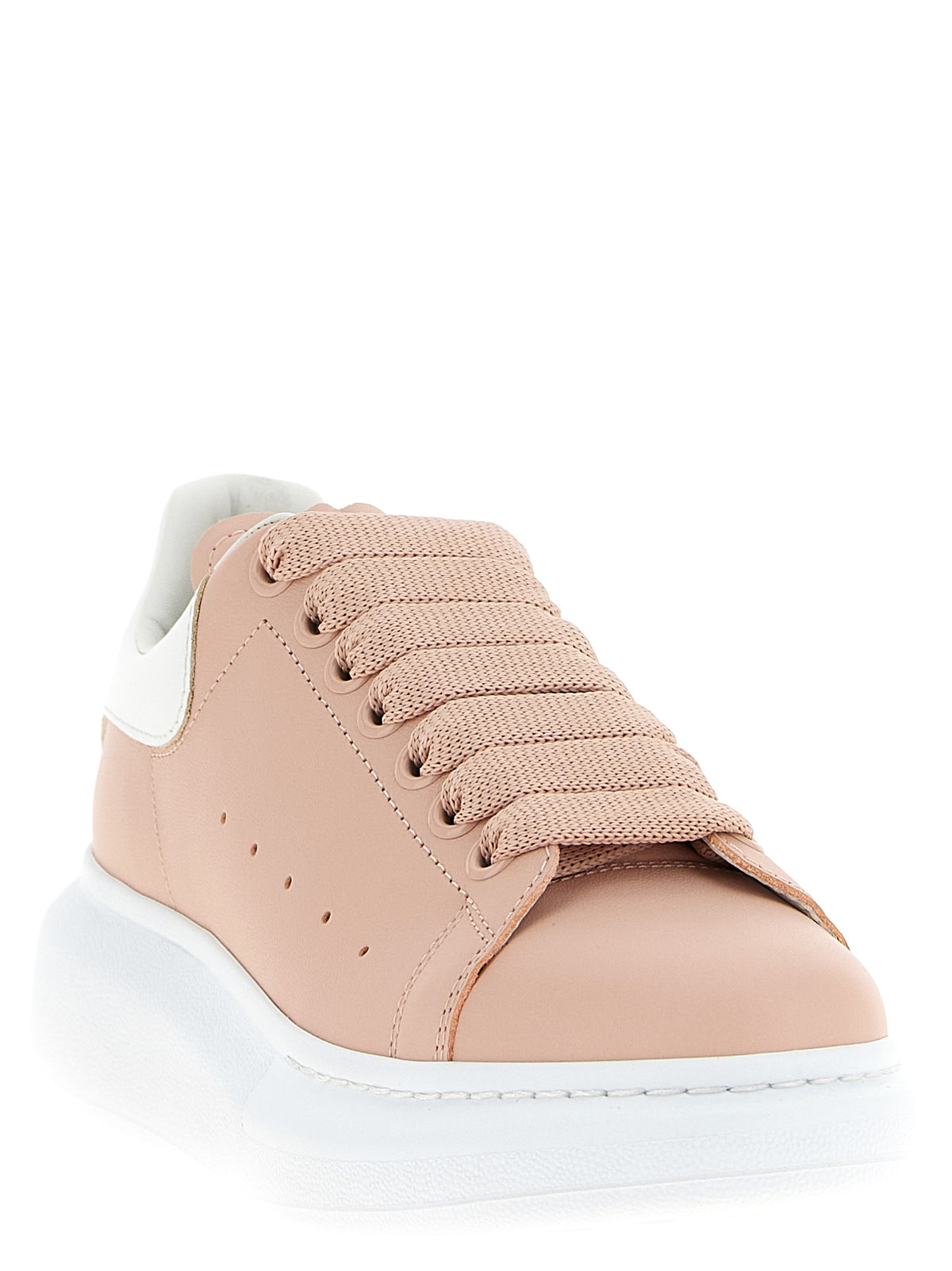 Baskets chunky Alexander McQueen en cuir de veau multicolore