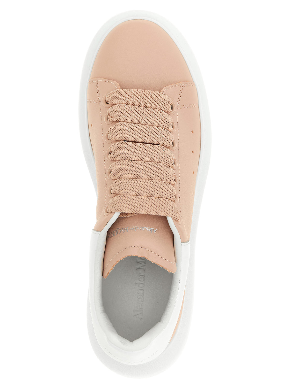 Baskets chunky Alexander McQueen en cuir de veau multicolore