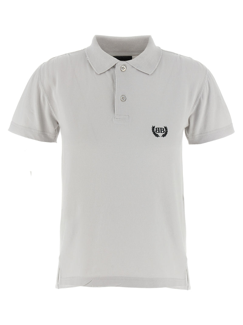 Balenciaga Polo en coton gris