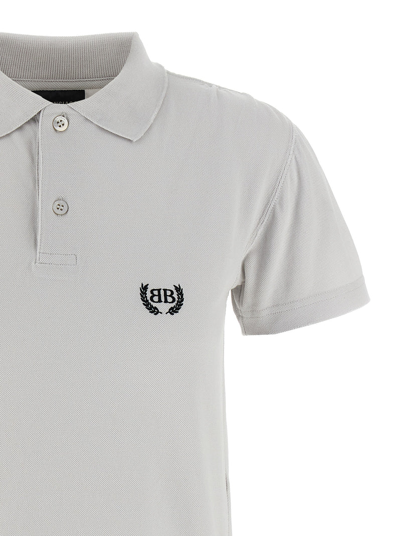 Balenciaga Polo en coton gris