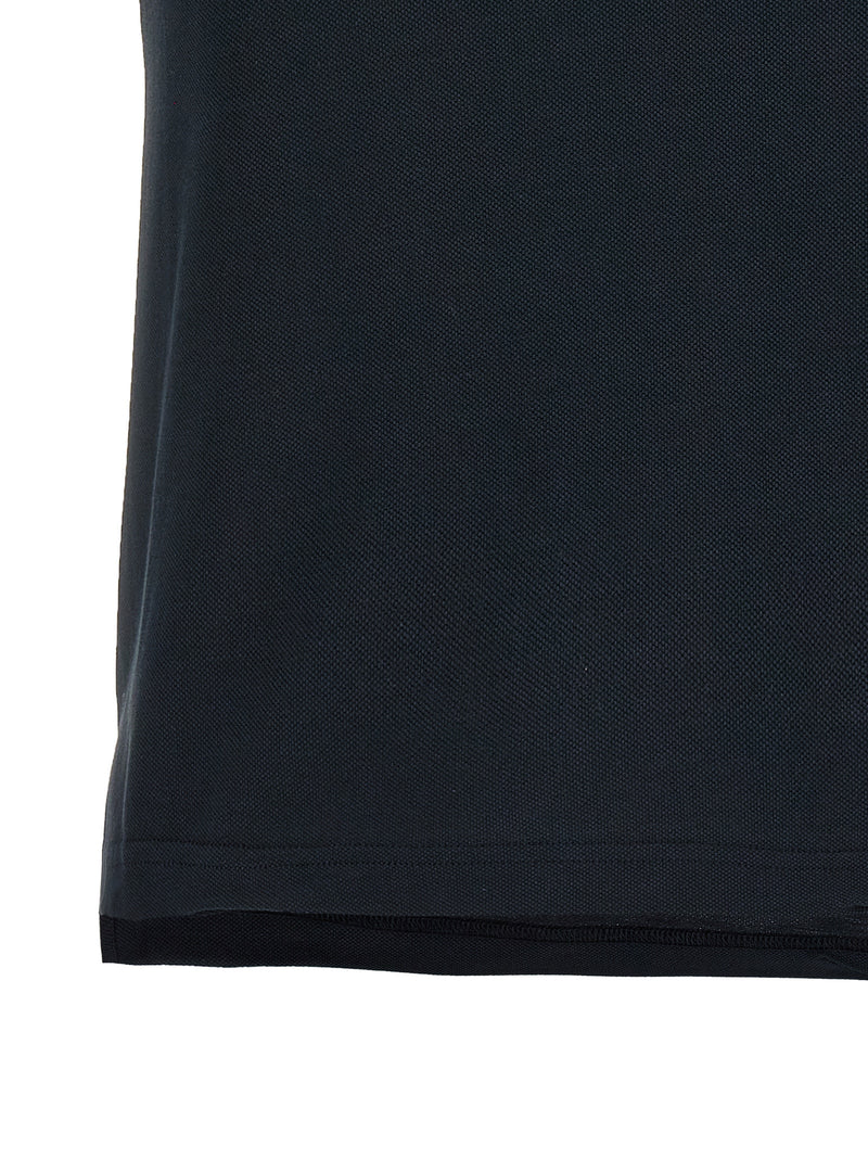 Polo Balenciaga en coton bleu