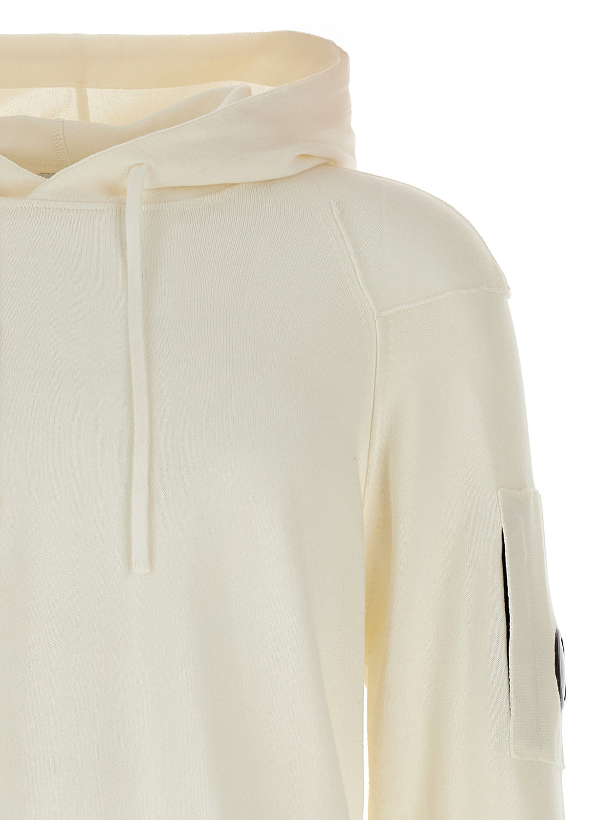 C.P. Company White Cotton Sweatshirt