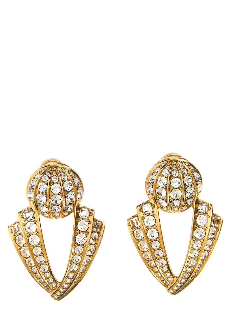 Valentino Garavani Gold Brass Earrings - Poetique Des Gouttes