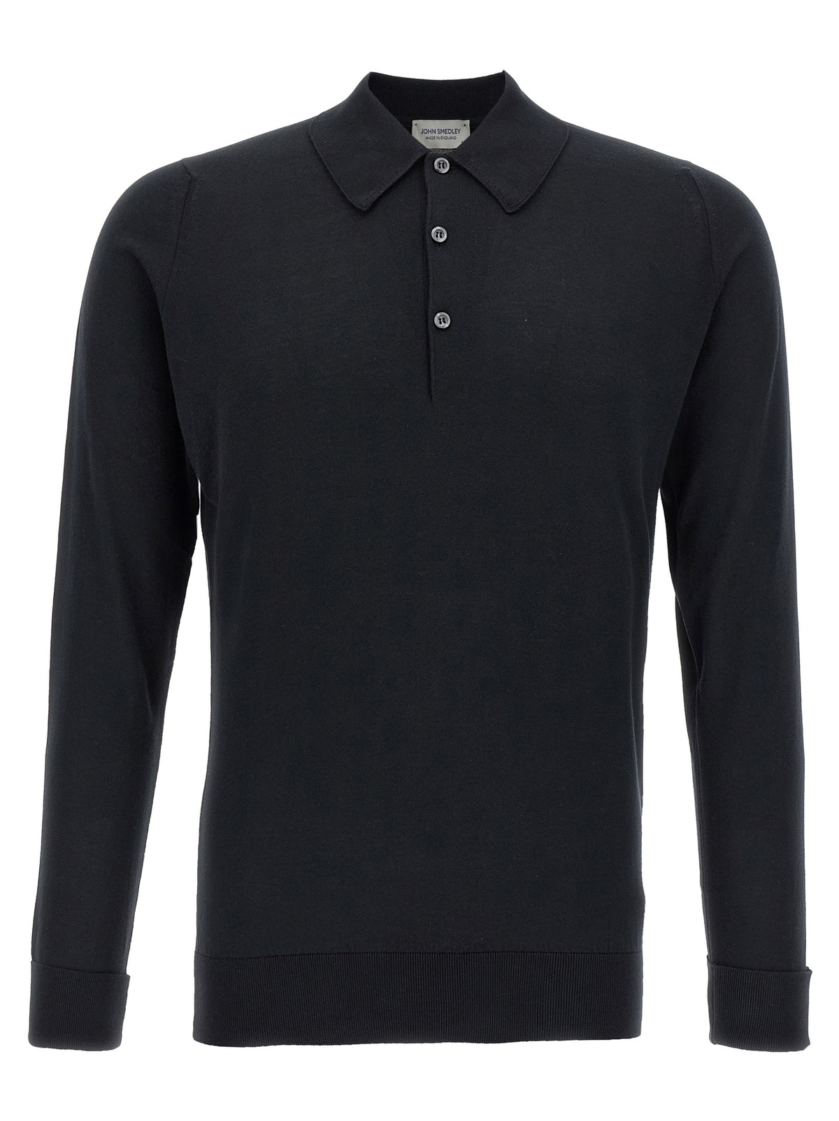 Polo JOHN SMEDLEY en coton noir