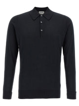Polo JOHN SMEDLEY en coton noir