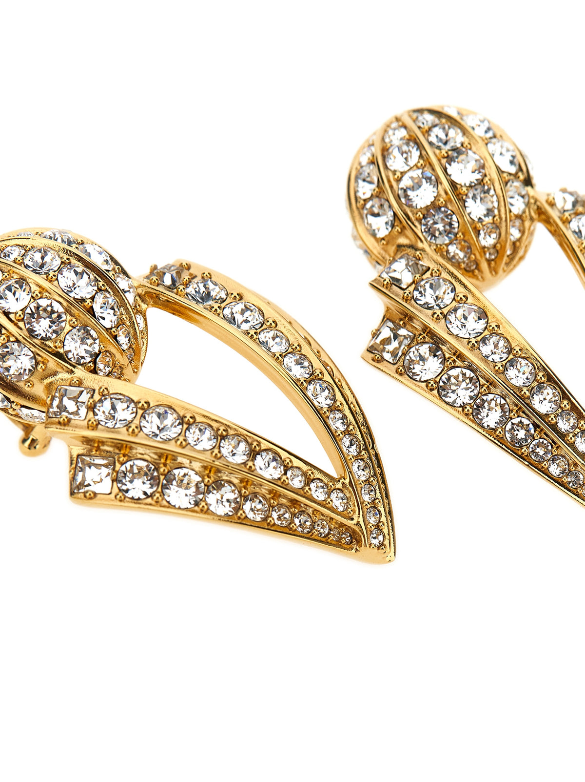 Valentino Garavani Gold Brass Earrings - Poetique Des Gouttes