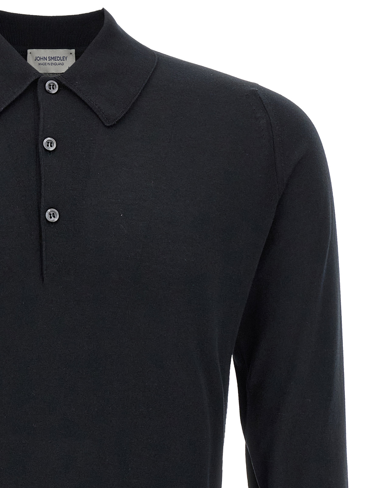Polo JOHN SMEDLEY en coton noir