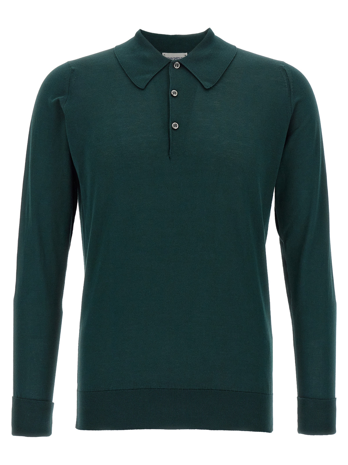JOHN SMEDLEY Bicolor Cotton Polo Shirt