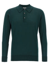 JOHN SMEDLEY Bicolor Cotton Polo Shirt