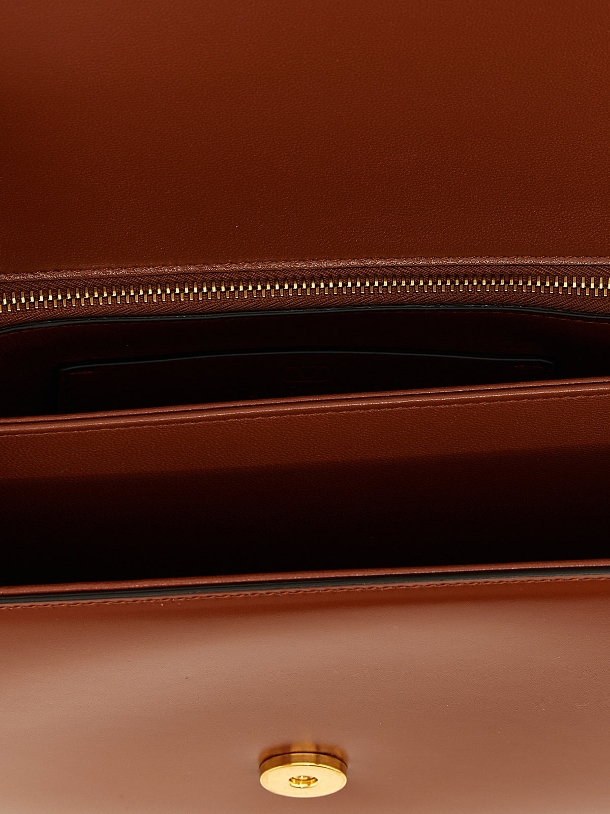 Valentino Garavani Brown Calfskin Shoulder Bag - Vain Model