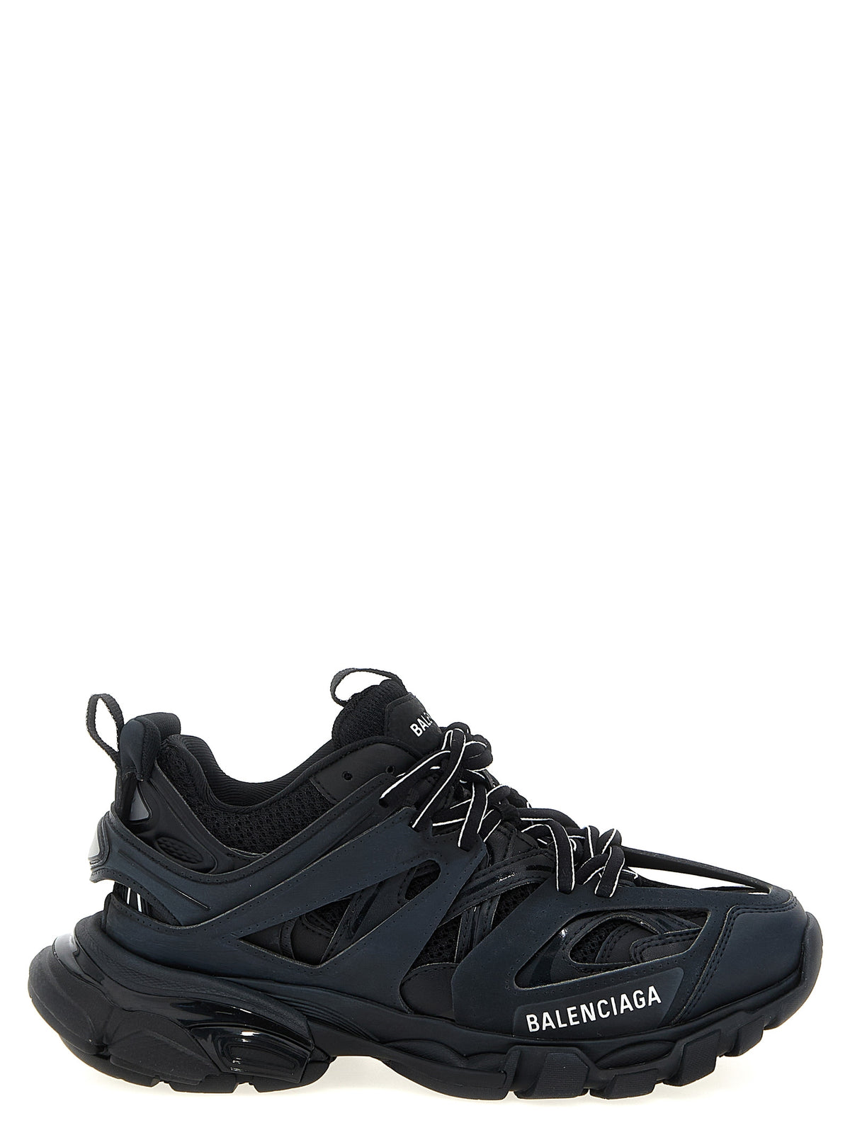 Balenciaga Black Polyethylene Athletic Sneakers