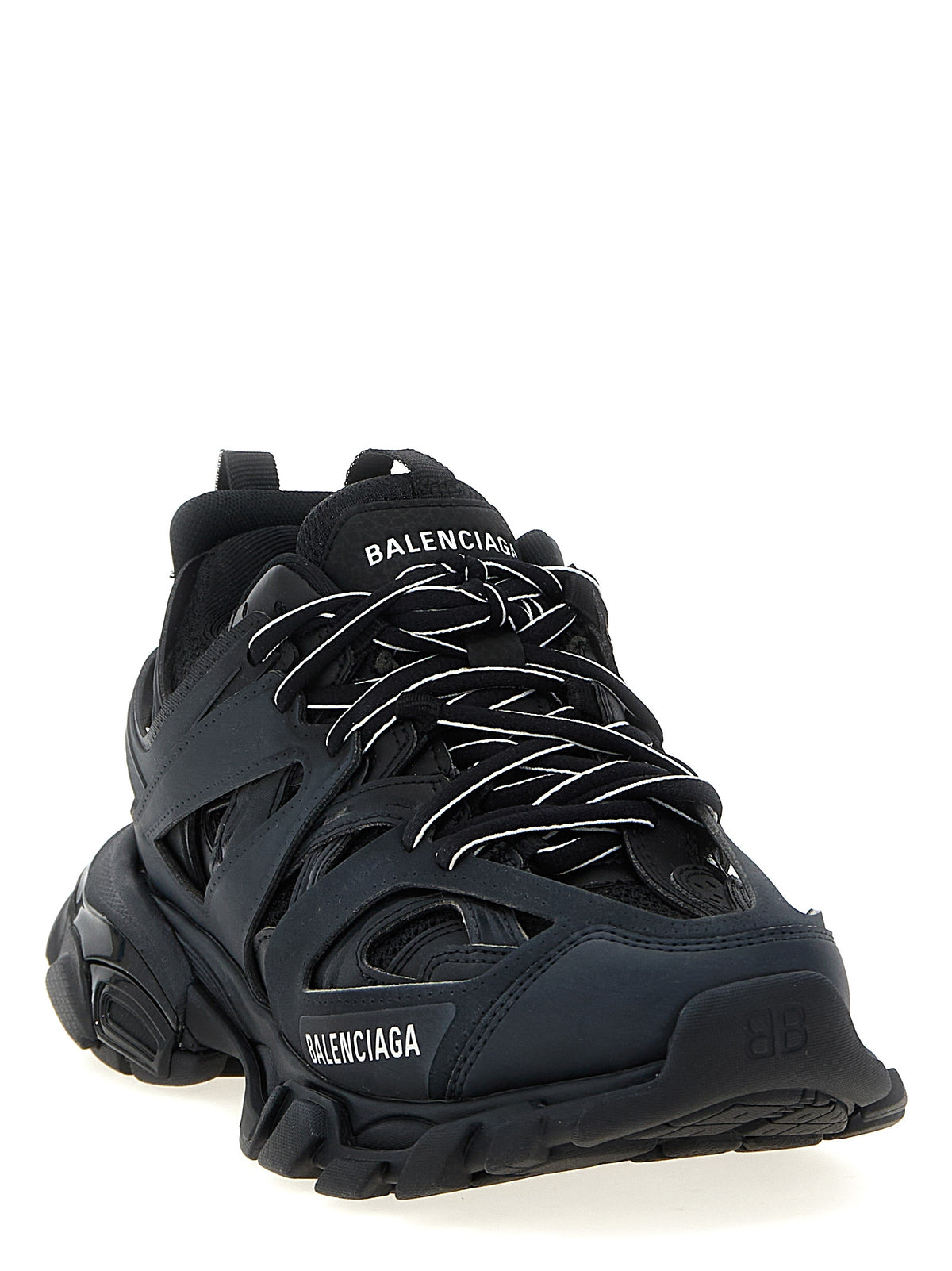 Balenciaga Black Polyethylene Athletic Sneakers