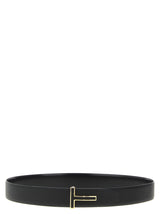 Ceinture Tom Ford en veau noir