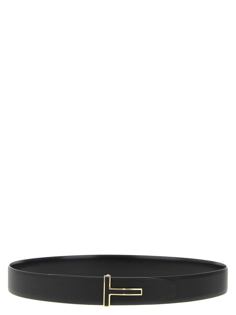 Ceinture Tom Ford en veau noir