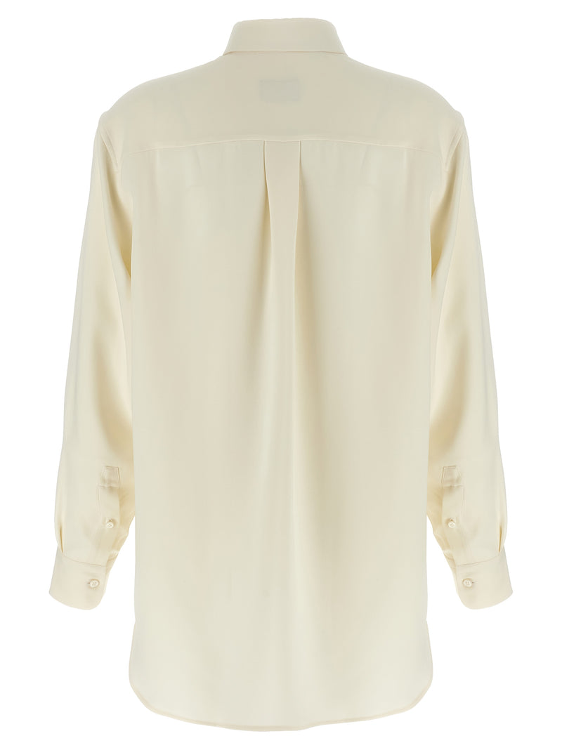 Brioni White Silk Blouse