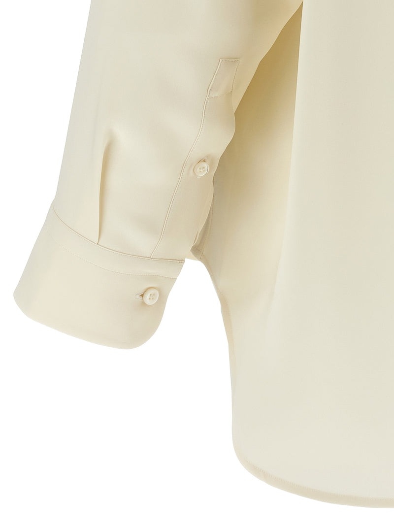 Brioni White Silk Blouse
