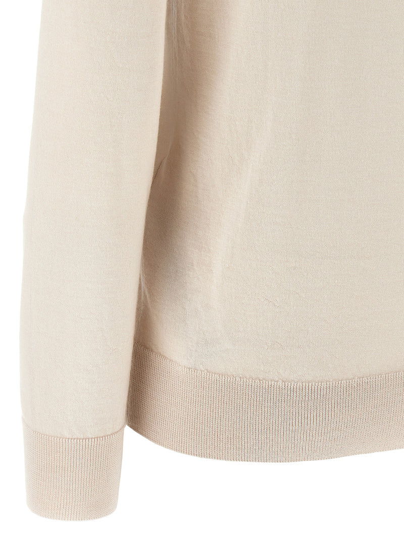 Brioni Beige Cashmere Polo Shirt