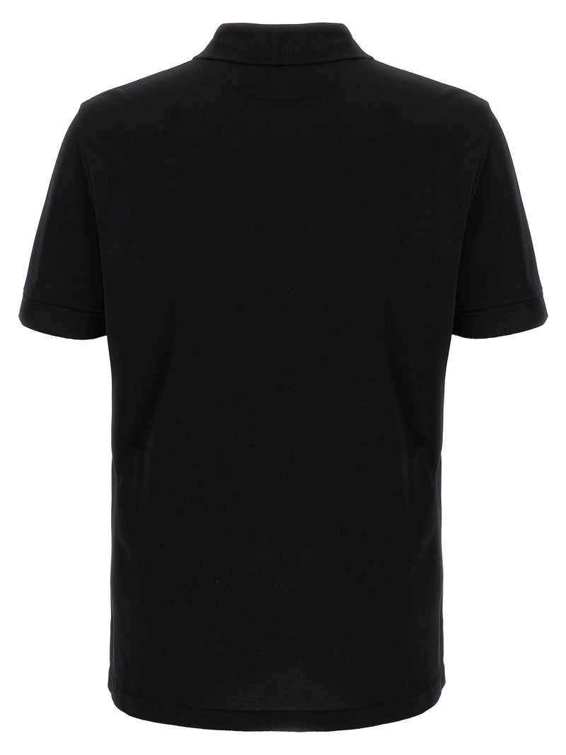 Polo noir en lyocell Tom Ford