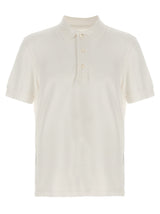Tom Ford White Lyocell Polo Shirt