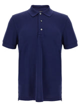Polo Tom Ford bleu en Lyocell