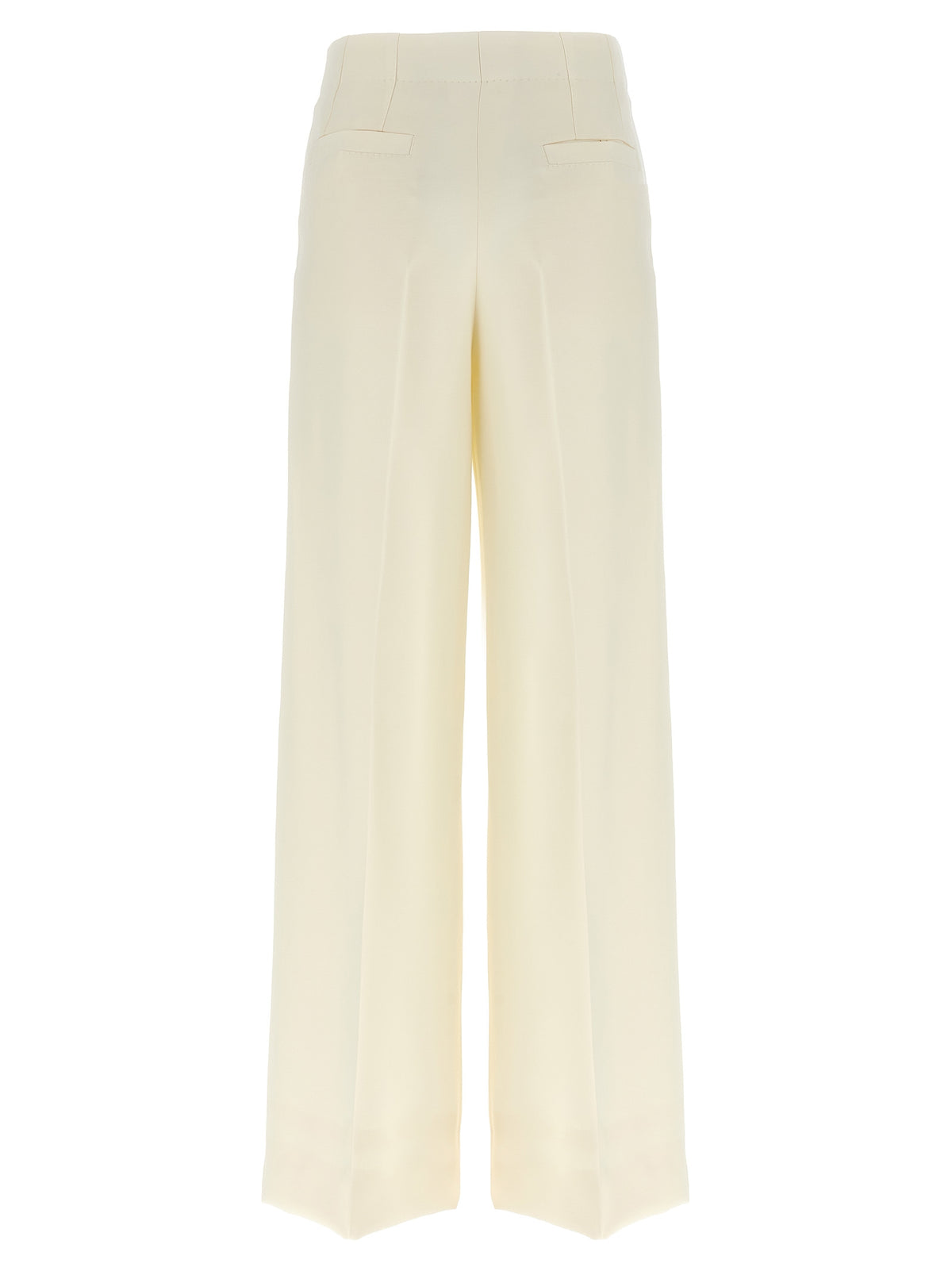 Brioni White Wool Casual Pants