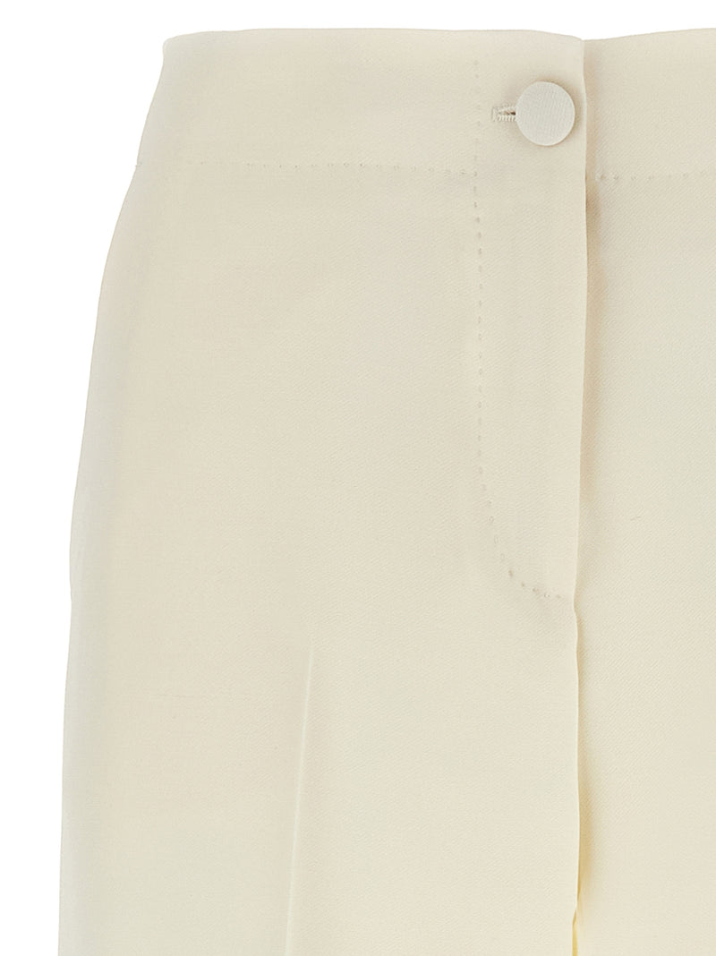 Brioni White Wool Casual Pants