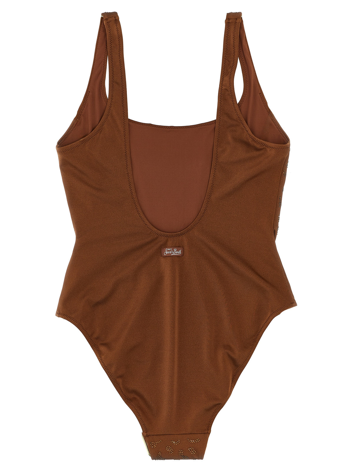 MC2 Saint Barth Lora Brown One-Piece Swimsuit