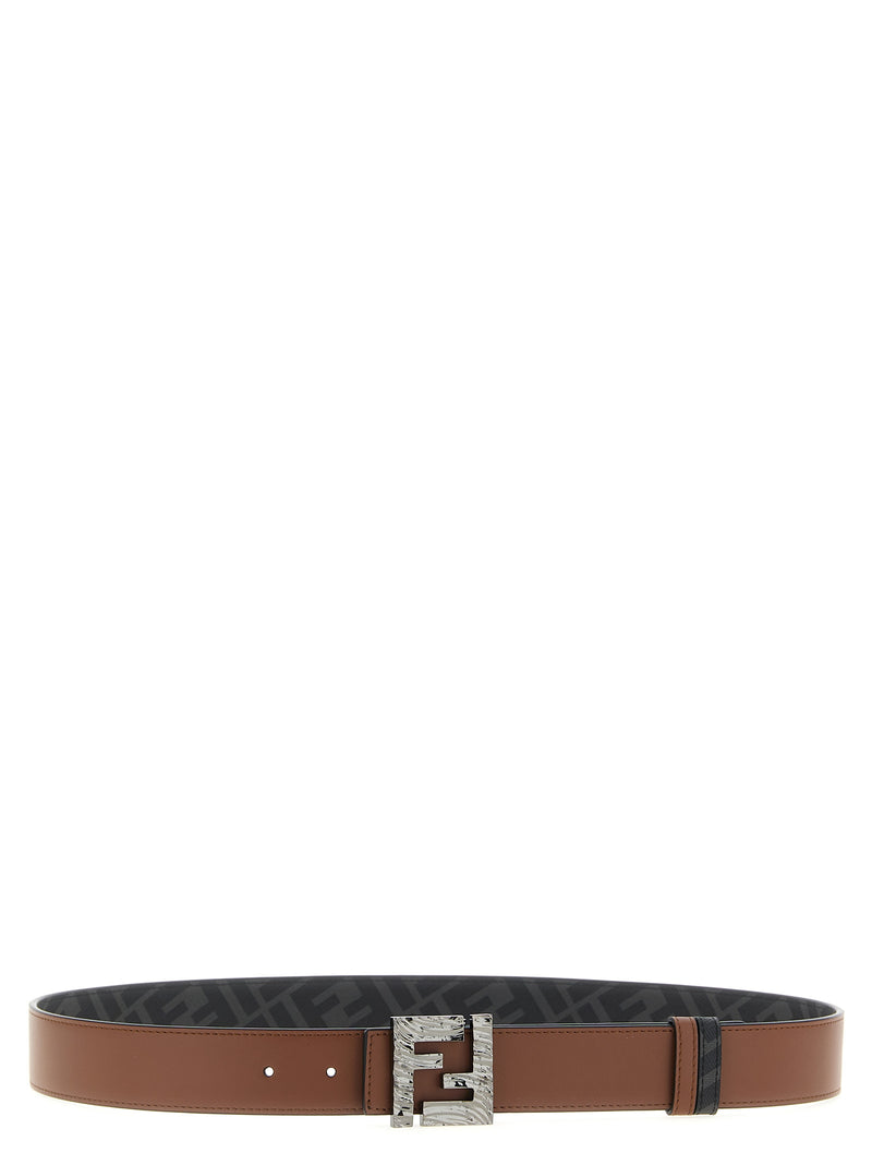 Fendi Multicolor Calfskin Reversible Belt