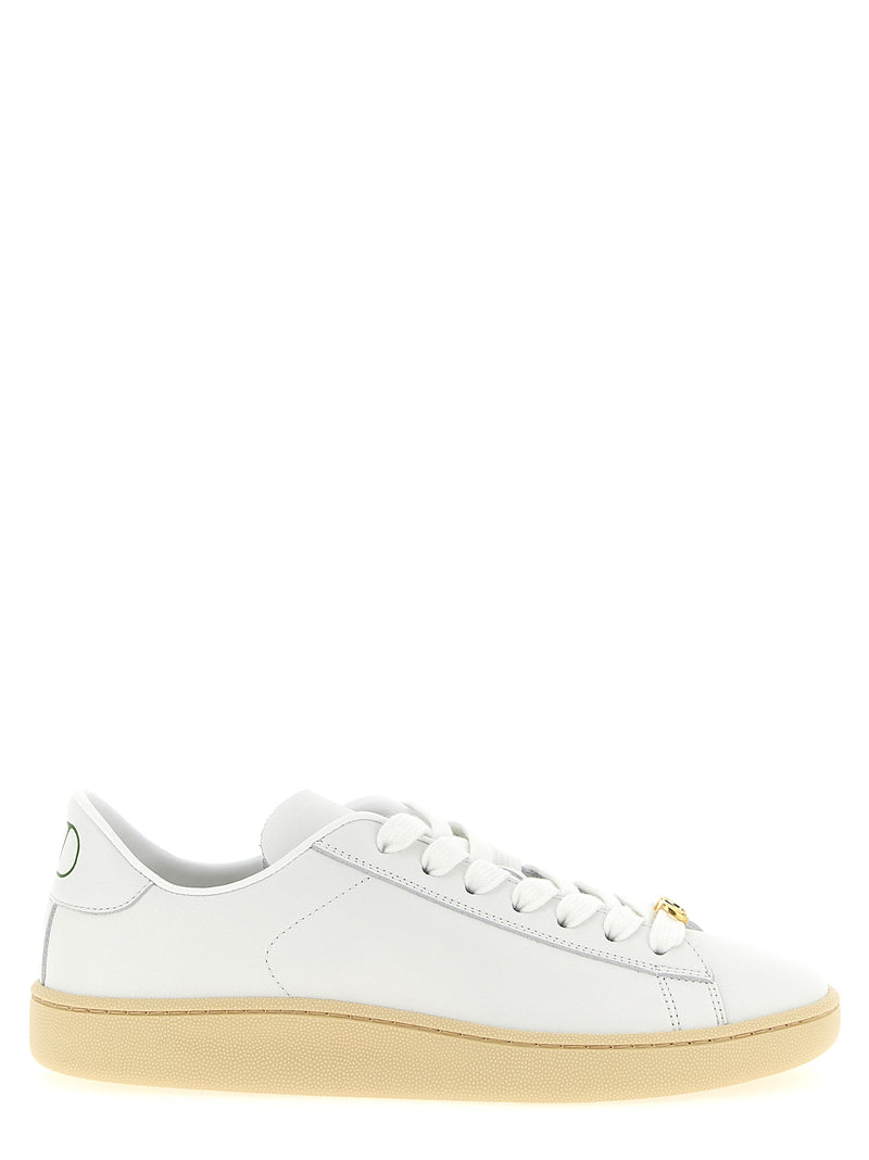 Baskets Valentino Garavani en veau blanc
